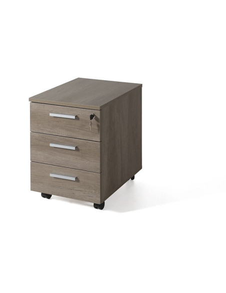 Cajonera rodante 3 cajones melamina