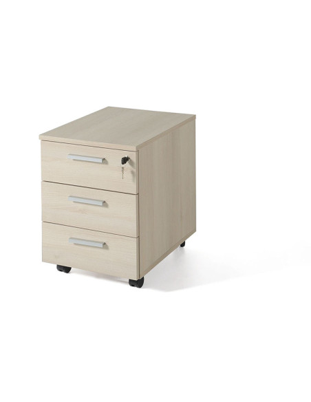 Cajonera rodante 3 cajones melamina