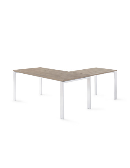 Mesa con ala, estructura metálica, Pórtico