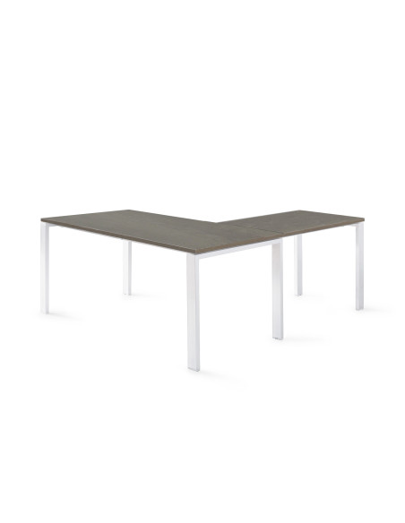 Mesa con ala, estructura metálica, Pórtico