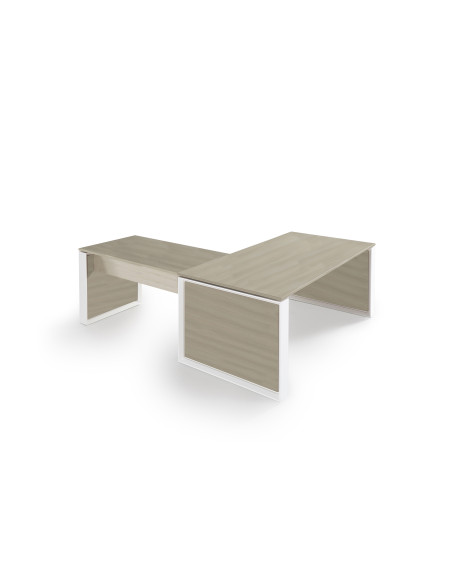 Mesa con ala, fondo 90 cm, Omega