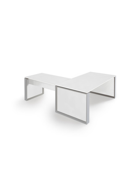 Mesa con ala, fondo 90 cm, Omega