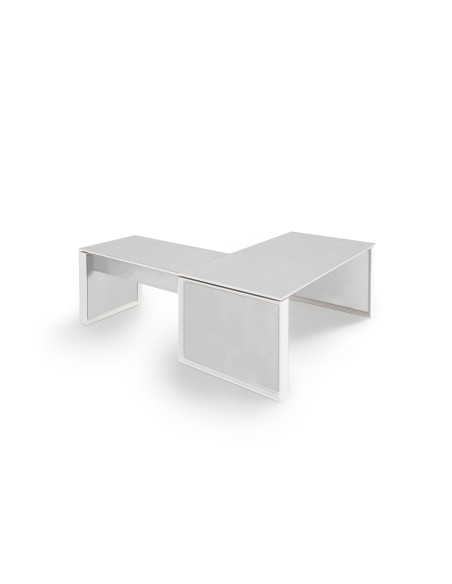 Mesa con ala, fondo 90 cm, Omega