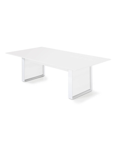 Mesa rectangular de reunión serie Omega