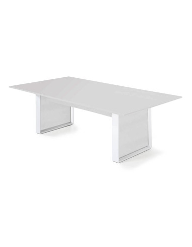 Mesa rectangular de reunión serie Omega