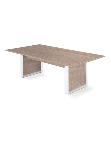 Mesa rectangular de reunión serie Omega
