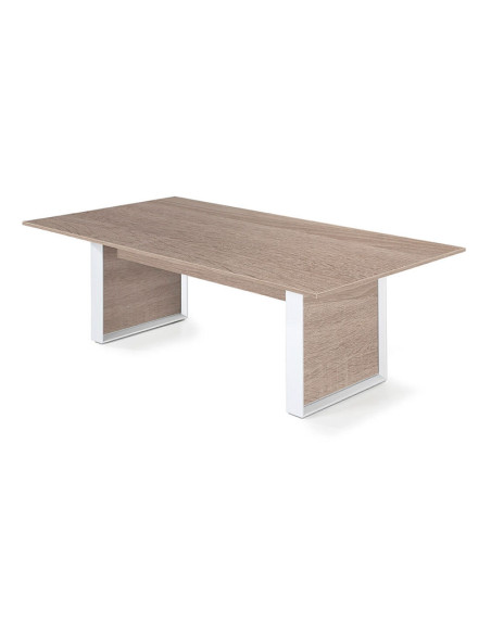 Mesa rectangular de reunión serie Omega