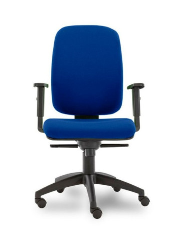 Silla de oficina, tapizada textil PARIGI