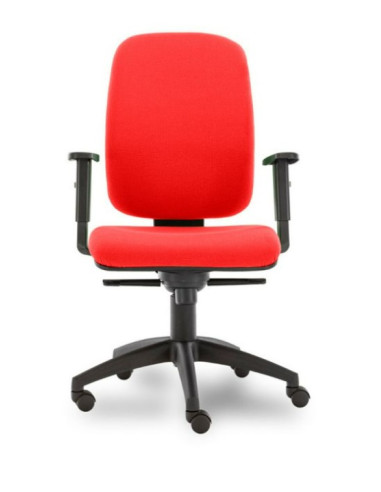 Silla de oficina, tapizada textil PARIGI