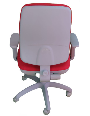 Silla de oficina, tapizada textil PARIGI