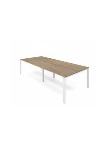 Mesa Bench 2 módulos serie Pórtico (4 puestos)