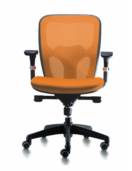 Silla giratoria respaldo alto de color BRISTON