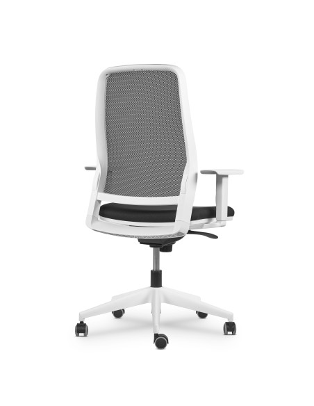 Silla oficina, respaldo malla, REBEL 4