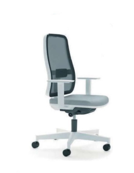 Silla giratoria, brazos regulables, respaldo malla BLAZE