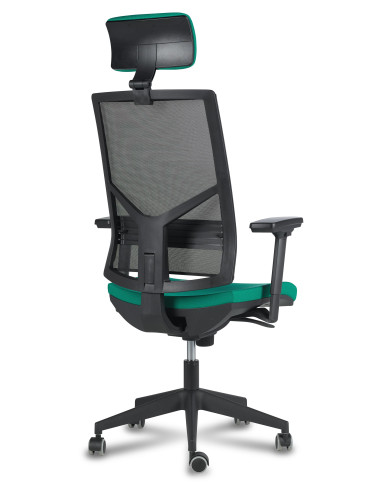 Silla oficina, respaldo malla y...