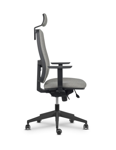 Silla oficina, respaldo tapizado,...